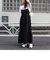 後ろレースアップキャミワンピース