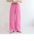 リネン混ギャザーパンツ