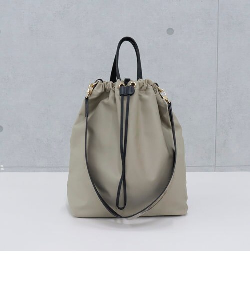 ORSETTO/オルセット】パイソンショルダーBIG巾着バッグ｜フレディ