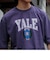 【YALE/イェール】別注プリントTシャツ VINTAGE DYEING カレッジロゴ