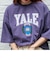 【YALE/イェール】別注プリントTシャツ VINTAGE DYEING カレッジロゴ