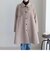 Aラインステンカラーリバーコート