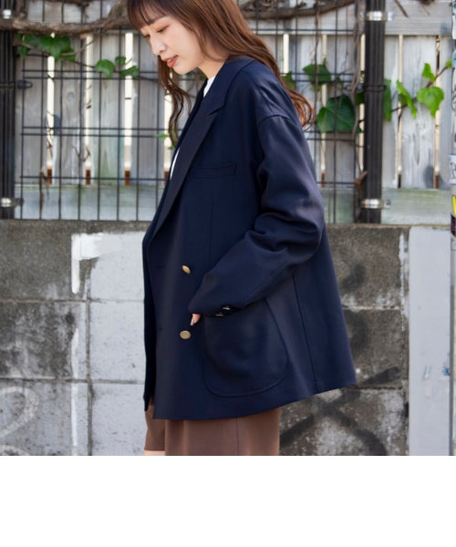 GLOSTER/グロスター】NAVY BLAZER ネイビーブレザー 紺ブレ 金ボタン ダブル ｜フレディ＆グロスターの通販｜&mall（アンドモール）三井ショッピングパーク公式通販