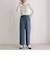 起毛イージーセミワイドパンツ