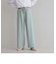 起毛イージーセミワイドパンツ