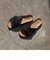 《WEB限定》【AUTENTI/オーテンティ】Suede Sandal スウェードレザーサンダル