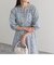 【EC限定】花柄ウエストシャーリングワンピース