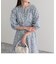 【EC限定】花柄ウエストシャーリングワンピース