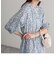 【EC限定】花柄ウエストシャーリングワンピース