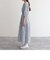 【EC限定】花柄ウエストシャーリングワンピース