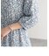 【EC限定】花柄ウエストシャーリングワンピース