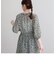【EC限定】花柄ウエストシャーリングワンピース