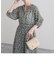 【EC限定】花柄ウエストシャーリングワンピース