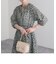 【EC限定】花柄ウエストシャーリングワンピース