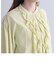 【fredyemueフレディエミュ】コットンスラブフリルブラウス