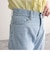 【fredyemueフレディエミュ】センタープレスストレートデニム