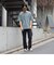 《WEB限定》【GLOSTER/グロスター】ハイポンチ ビッグシルエット ドレープ半袖Tシャツ