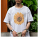 【ONEITA/オニータ】90s 向日葵プリントTシャツ アートTシャツ サンフラワー