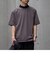 【GLOSTER/グロスター】ストレッチトリコット モックネック半袖Tシャツ