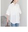 【fredy emue】エアリーコットンバックオープンシャツ