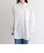 【fredy emue】エアリーコットンバックオープンシャツ