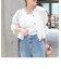【fredy emue】シャーリングボレロシャツ