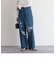 ラップデザインデニムパンツ
