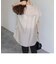シアーバンドカラーフレンチシャツ