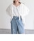 コットンボリュームブラウス