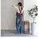 チェックエプロンビスチェ