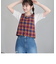 チェックエプロンビスチェ