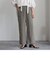 シルキーリネンブレンドセミワイドパンツ