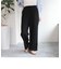 シルキーリネンブレンドセミワイドパンツ