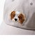 【GLOSTER/グロスター】WASHED DOG embroidery CAP キャップ 刺繍