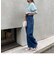 ライトオンスデニムセミワイドパンツ
