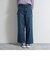 デニムセミワイドパンツ