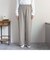 ウールライクシャーク セミワイドパンツ