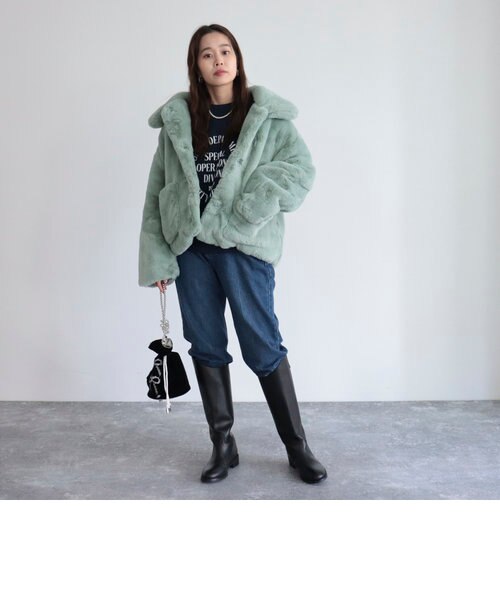 WEB限定】【JAKKE/ジャッキー】フェイクファーコート｜フレディ
