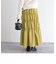 シャーリングロングスカート