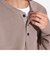 【ニット＋長袖Ｔシャツの2点セット】ヘザー レイヤード ヘンリーネックニット