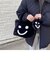 SMILEYポーチ付きエコファーバッグ