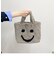 SMILEYポーチ付きエコファーバッグ