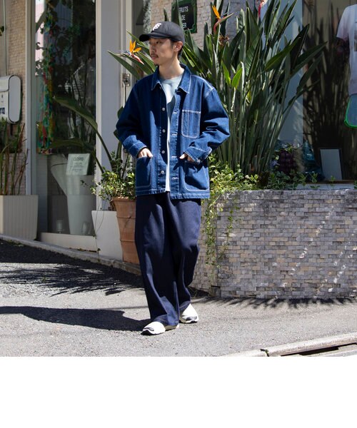 tmteranoordinary fit　フード　デニムカバーオール Ordinary fits(オーディナリーフィッツ) デニムカバーオール