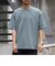 【限定展開】【GLOSTER/グロスター】ハイポンチ ビッグシルエット ドレープ半袖Tシャツ