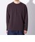 【GLOSTER/グロスター】ふくれジャガード 長袖Tシャツ クルーネック