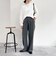 bestシルエットツイルストレートパンツ