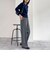 bestシルエットツイルストレートパンツ