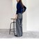 bestシルエットツイルストレートパンツ