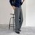 bestシルエットツイルストレートパンツ