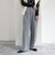 bestシルエットツイルストレートパンツ